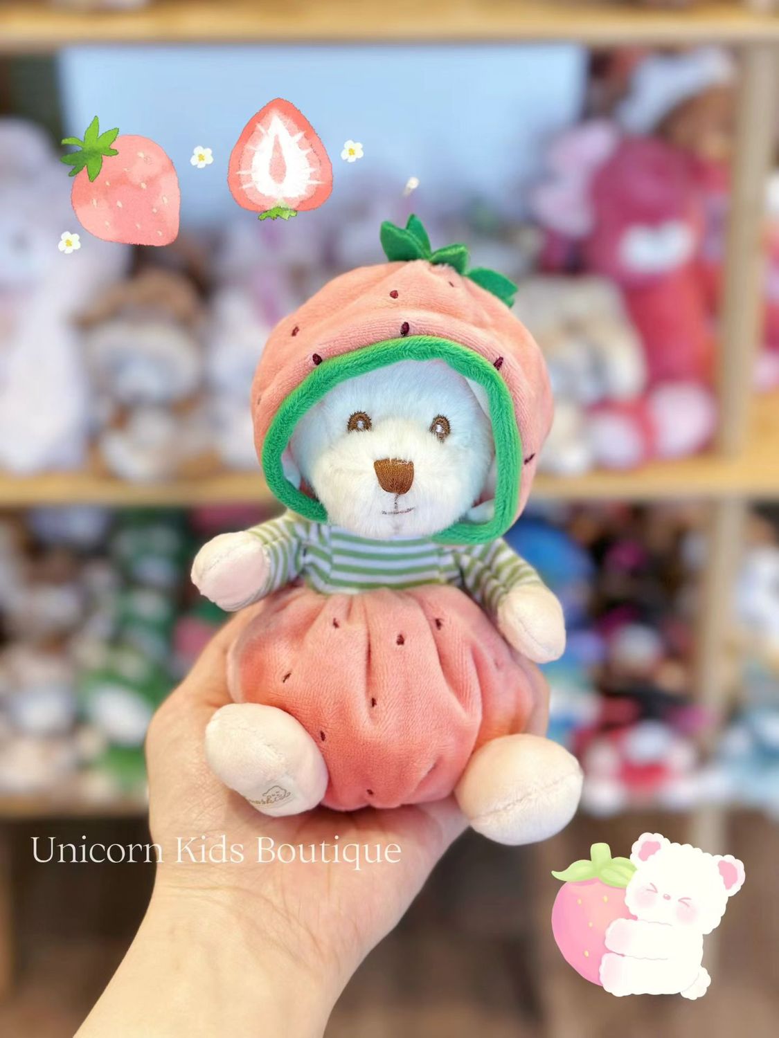 BUKOWSKI BEARS ZIGGY, Color: Strawberry, Size: OS