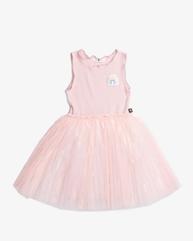 Petite Hailey Chloe Rainbow Dress