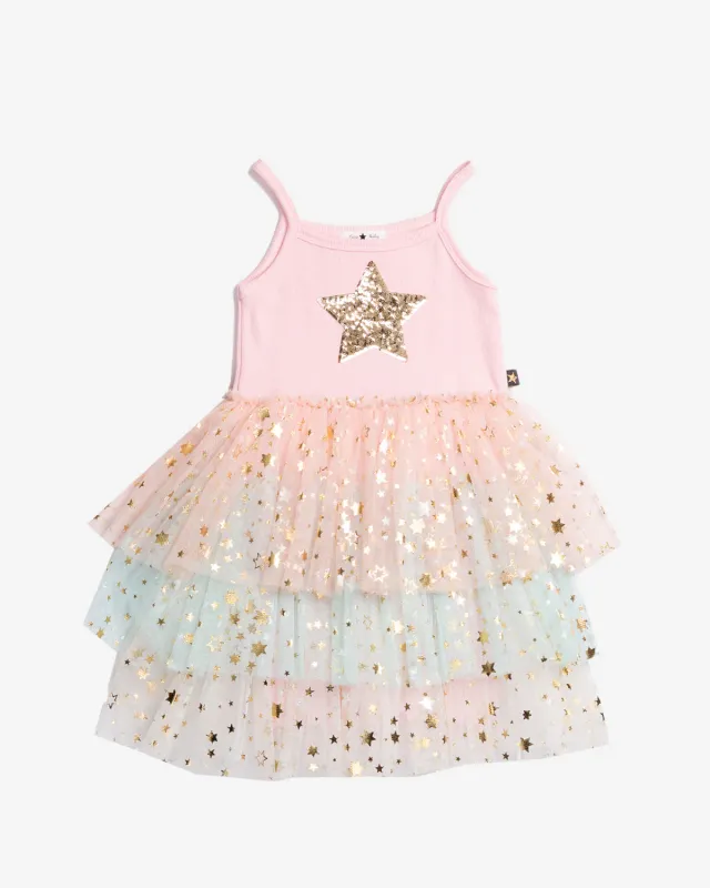 Petite Hailey Nora Three Layered Tutu Dress