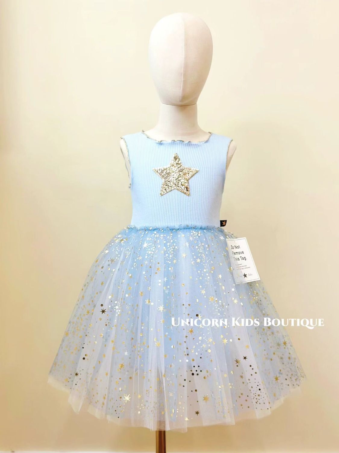 Petite Hailey Eloise Tutu Dress, Color: Sky Blue, Size: 5Y