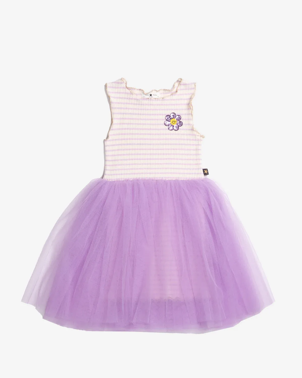 Petite Hailey Daisy ST Tutu Dress, Color: Purple, Size: 5Y