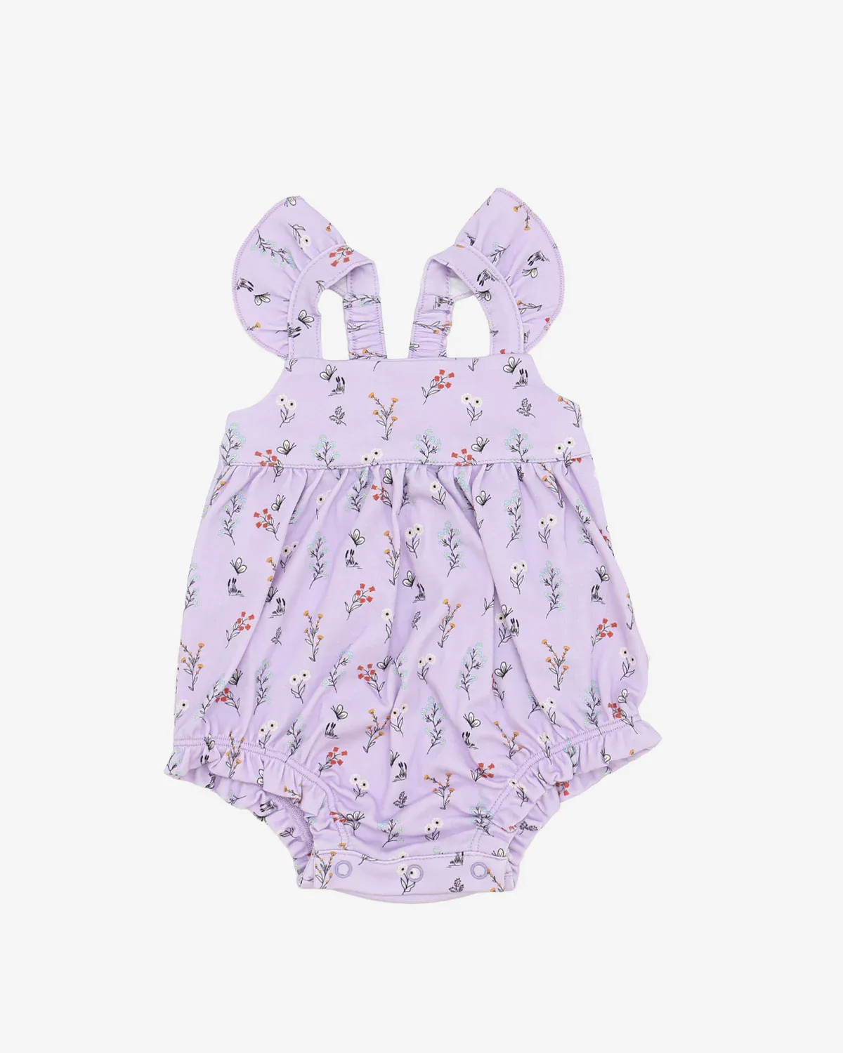 Petite Hailey Ruffle Bubble Romper