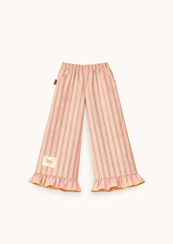 Hebe Concept Pants with Ruffles
