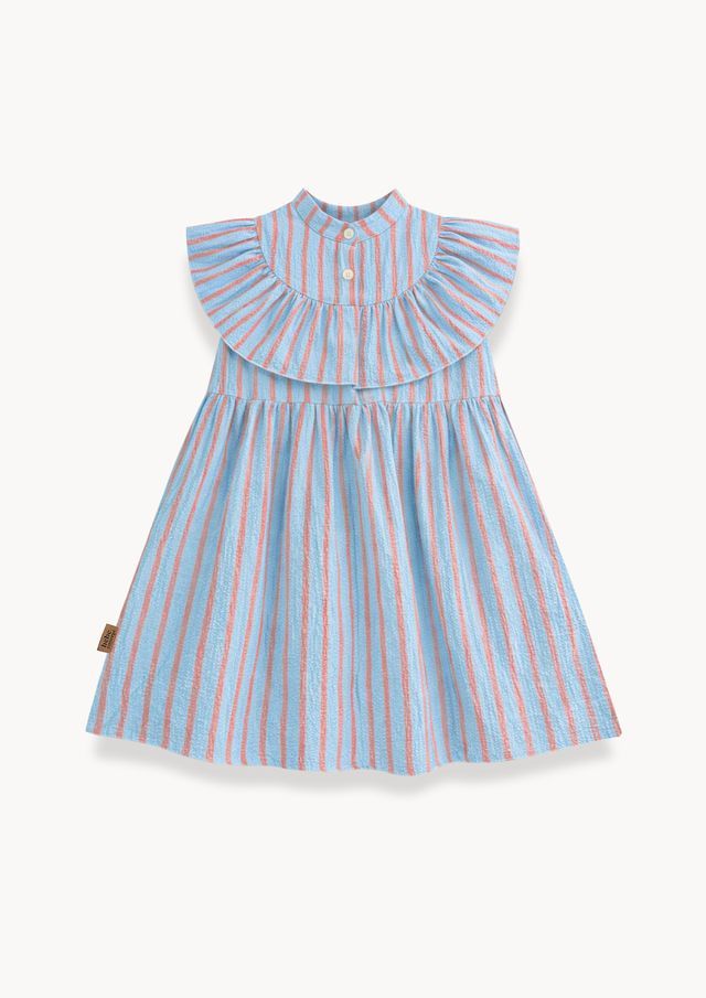 Hebe Concept Dress with Ruffles and Pockets