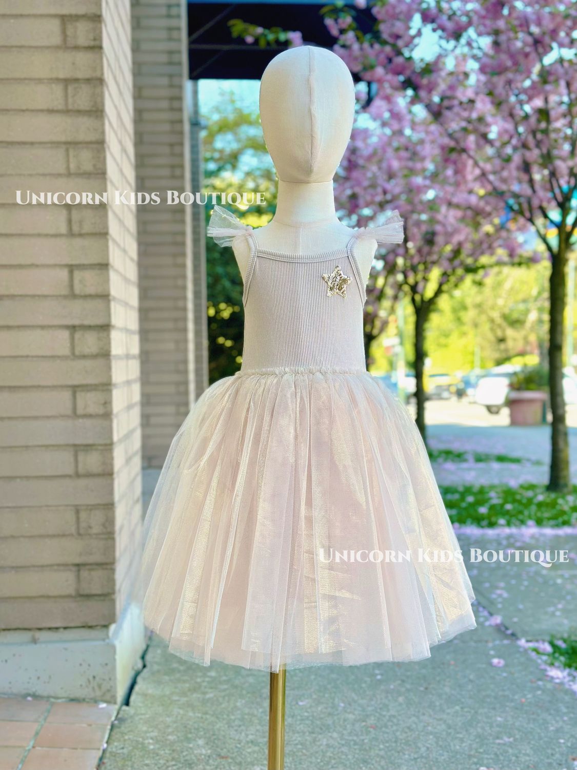 Petite Hailey Luna Pearl Tutu Dress