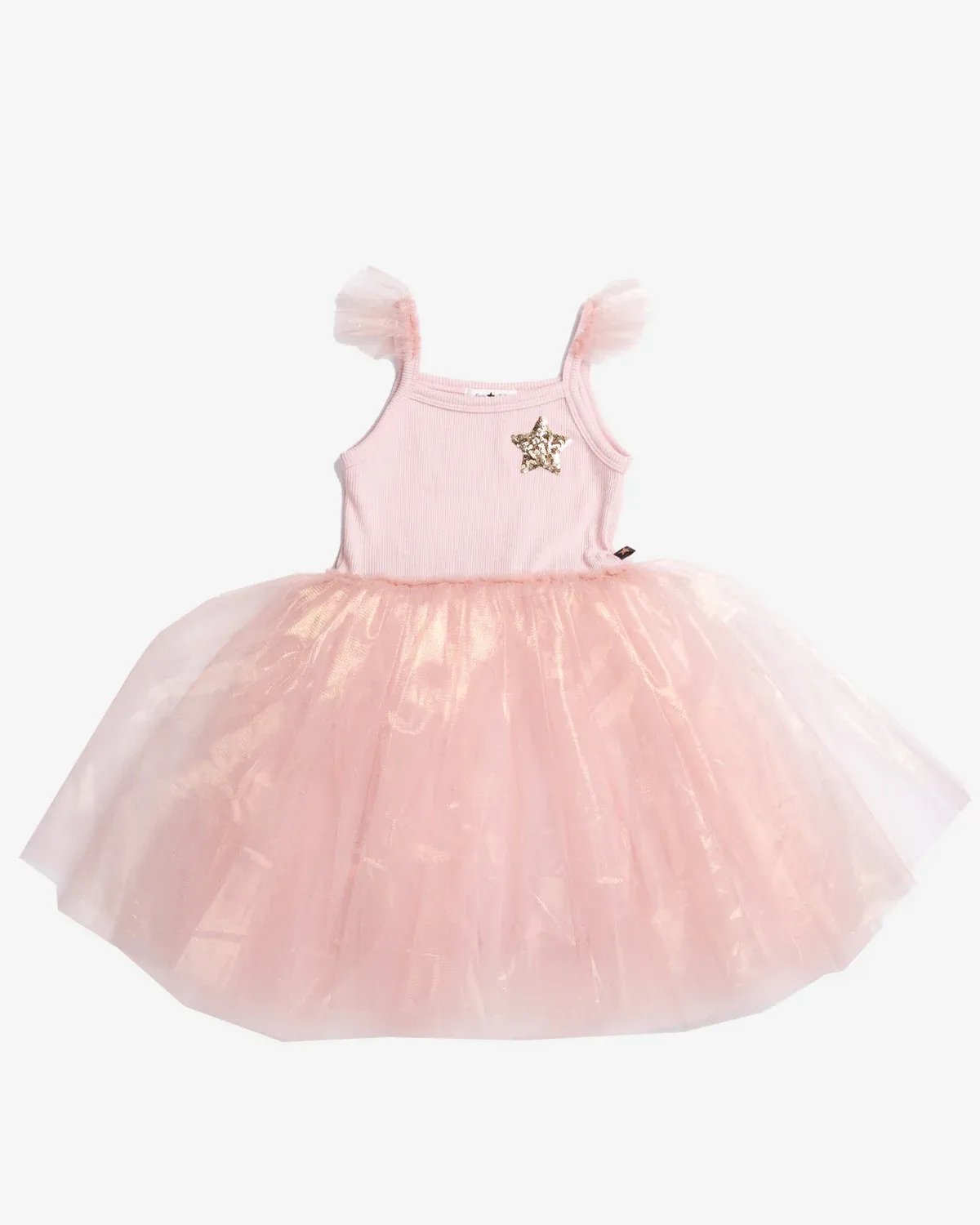 Petite Hailey Luna Pearl Tutu Dress, Color: Pink, Size: 5Y