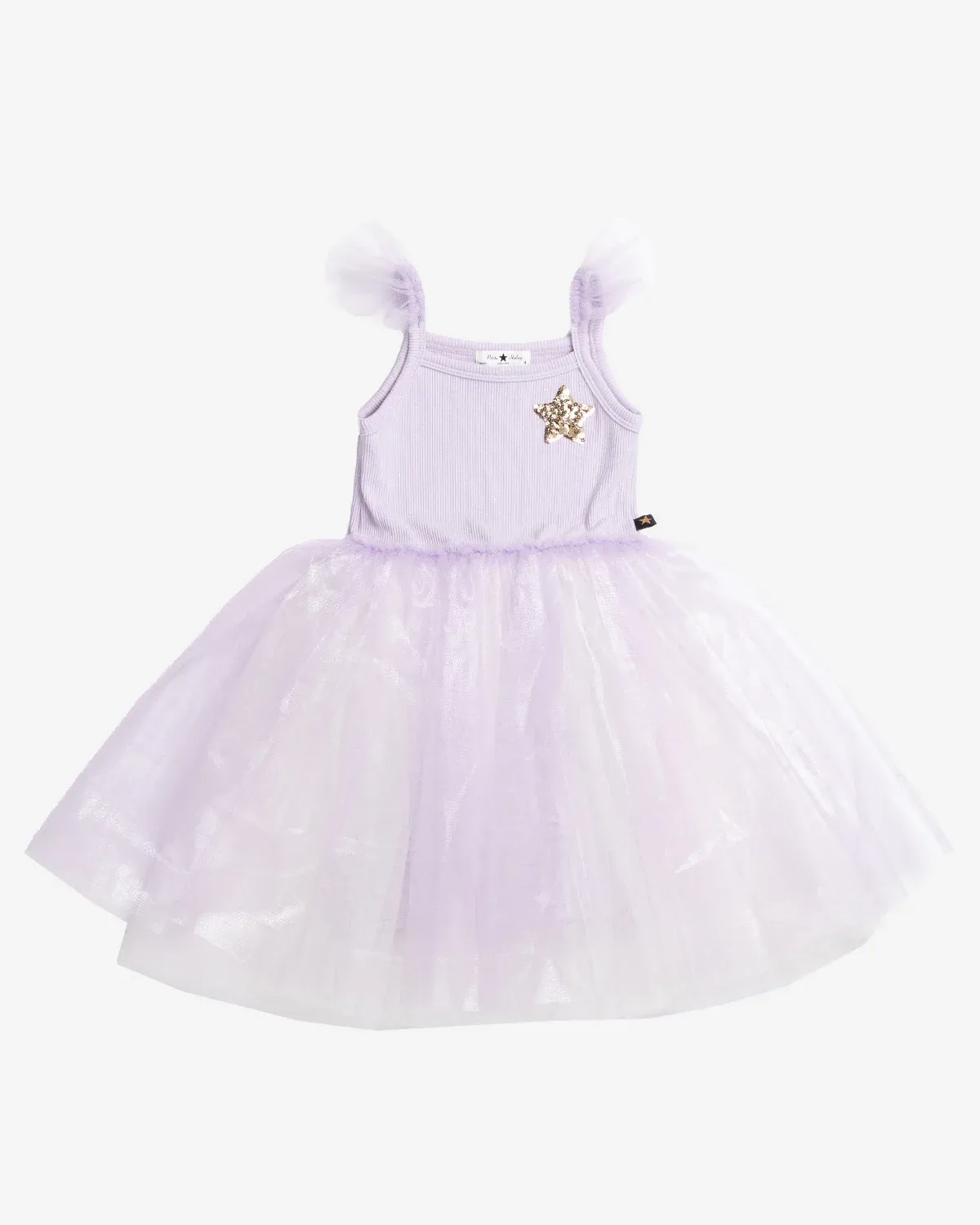 Petite Hailey Luna Pearl Tutu Dress, Color: Purple, Size: 5Y