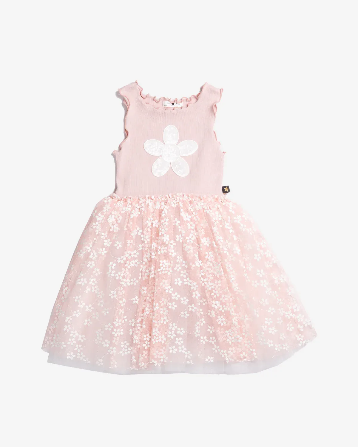 Petite Hailey Thea Tutu Dress, Color: Peach, Size: 5Y