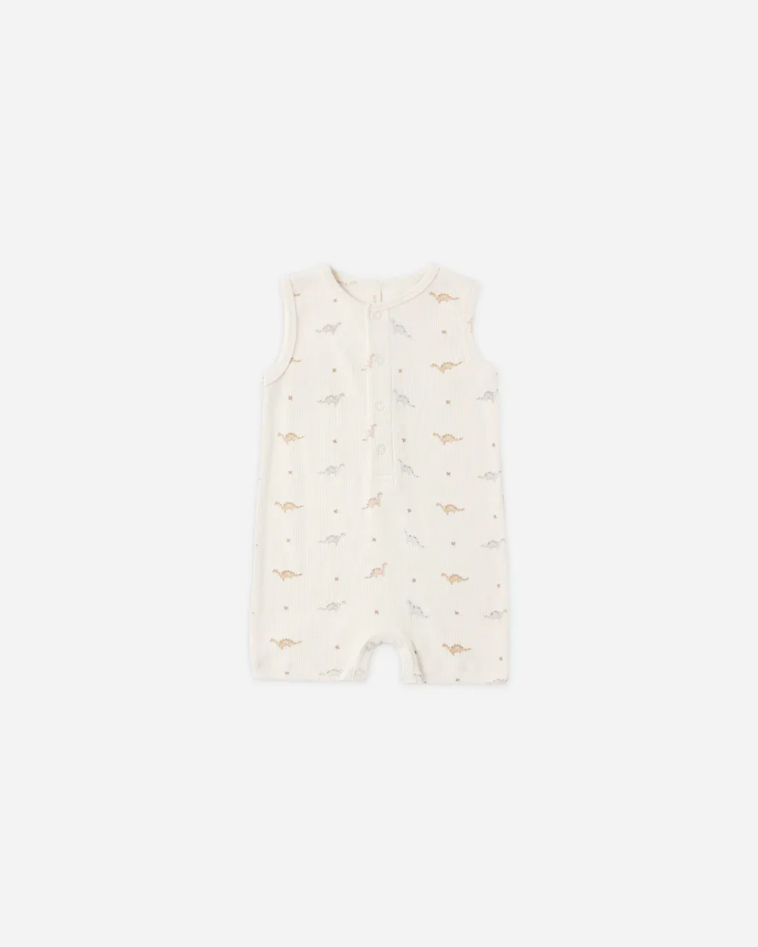 QM Ribbed Henley Romper