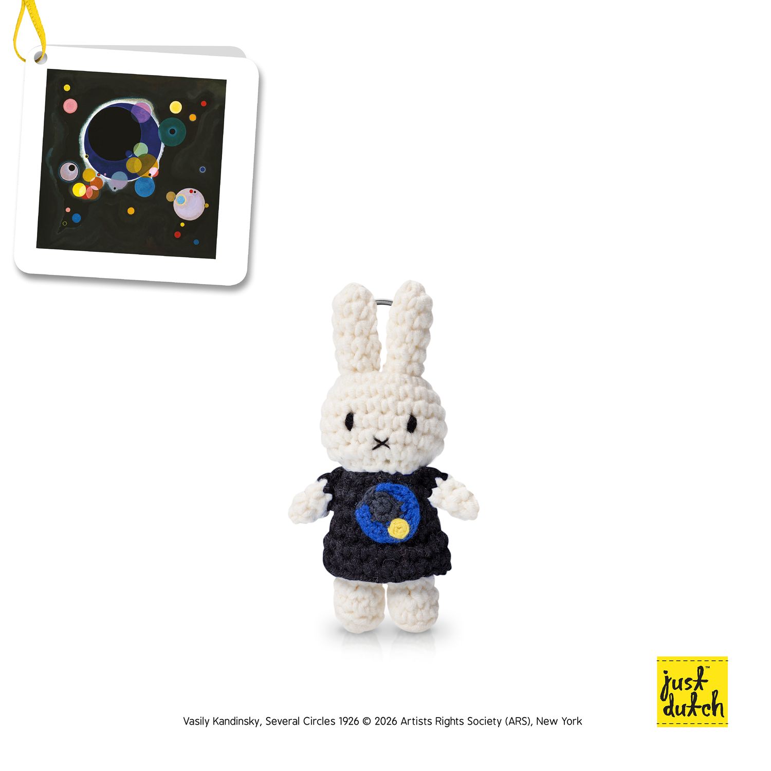 Just Dutch Miffy Keychain, Color: Kandinsky, Size: 10CM