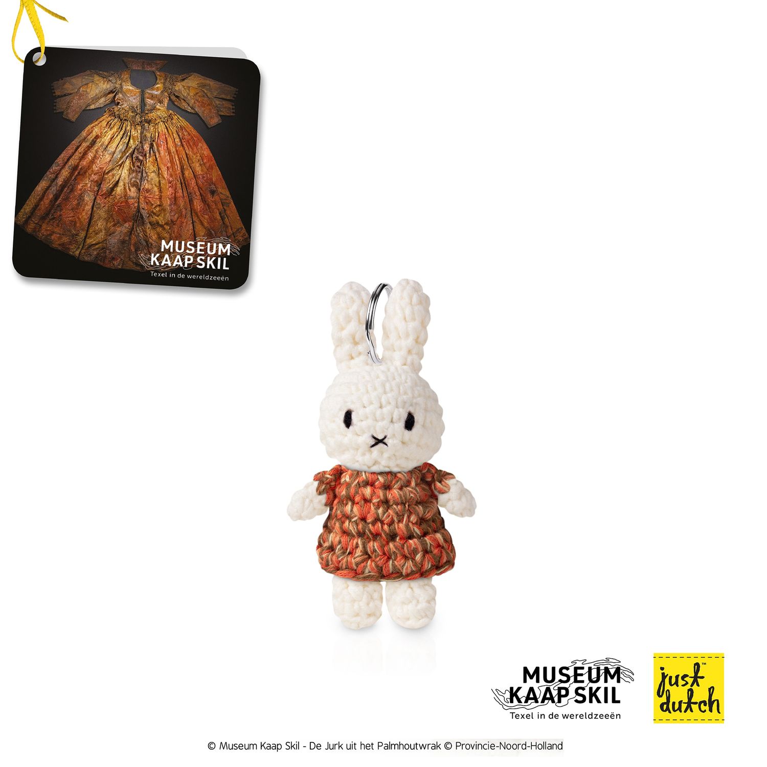 Just Dutch Miffy Keychain, Color: Kaap Skil, Size: 10CM