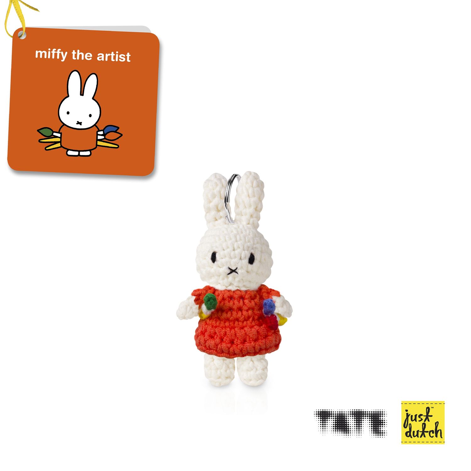 Just Dutch Miffy Keychain, Color: Artist, Size: 10CM