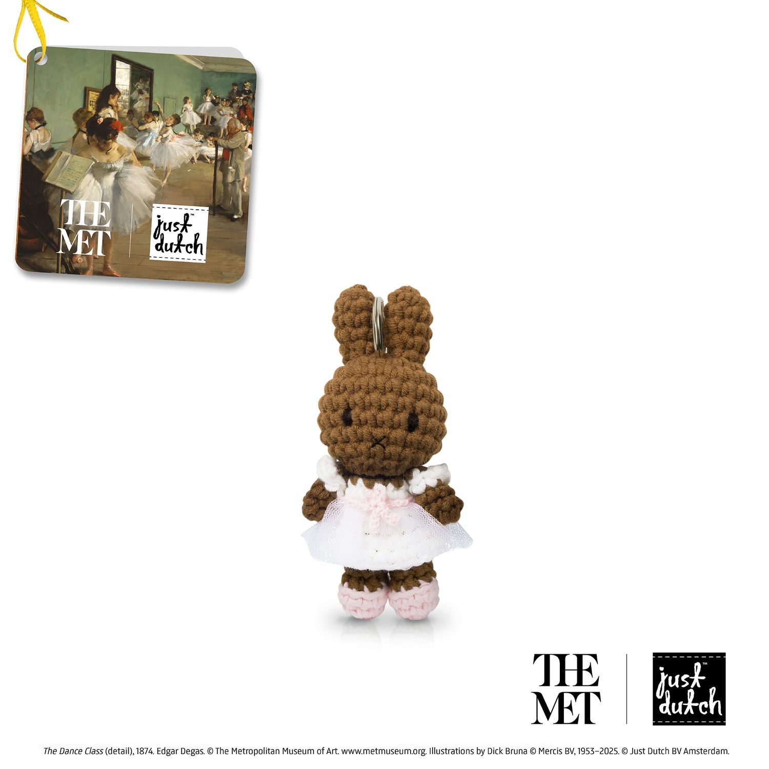 Just Dutch Melanie Keychain, Color: Degas, Size: 10CM