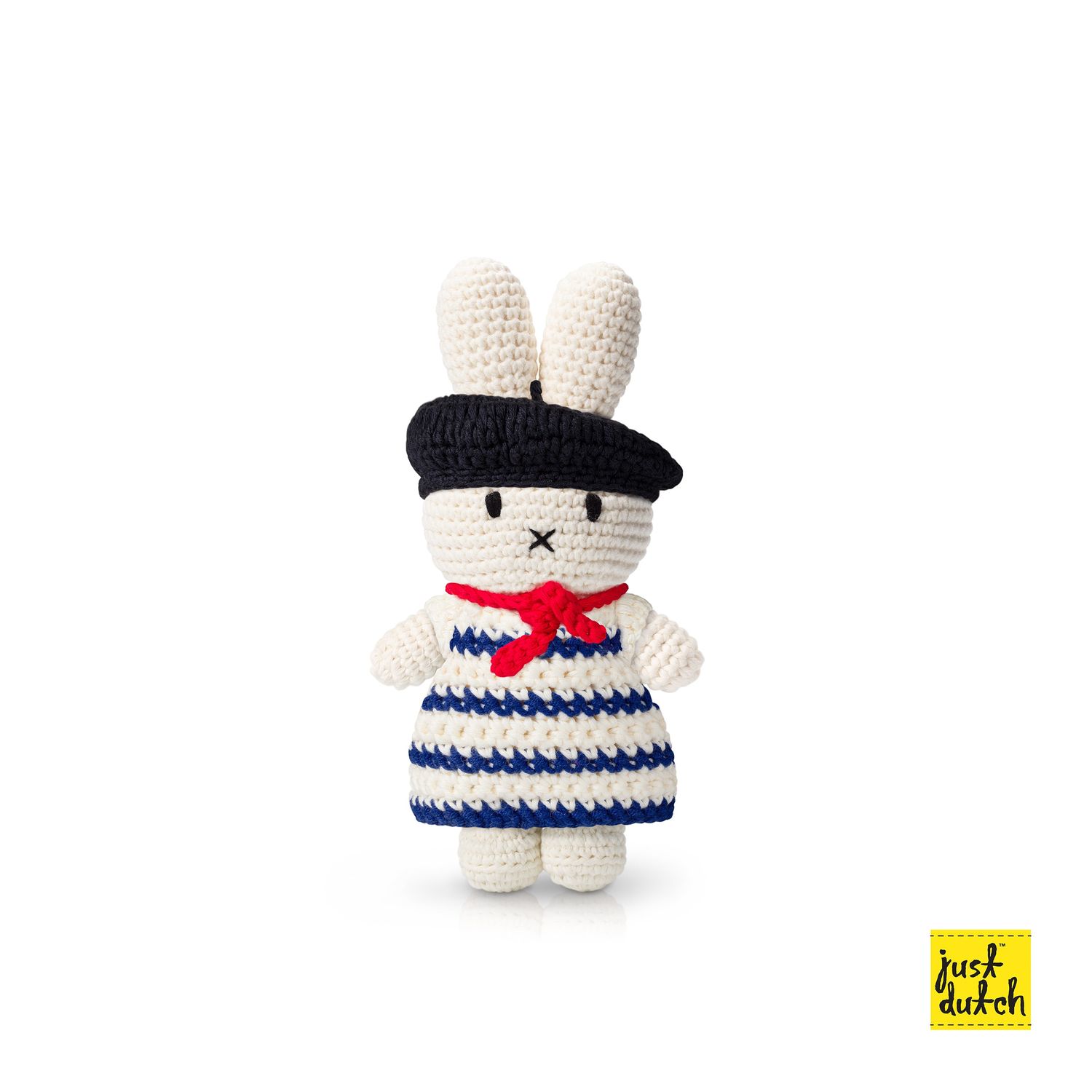Just Dutch Miffy Her France Outfit 25cm, Color: White, Size: OS