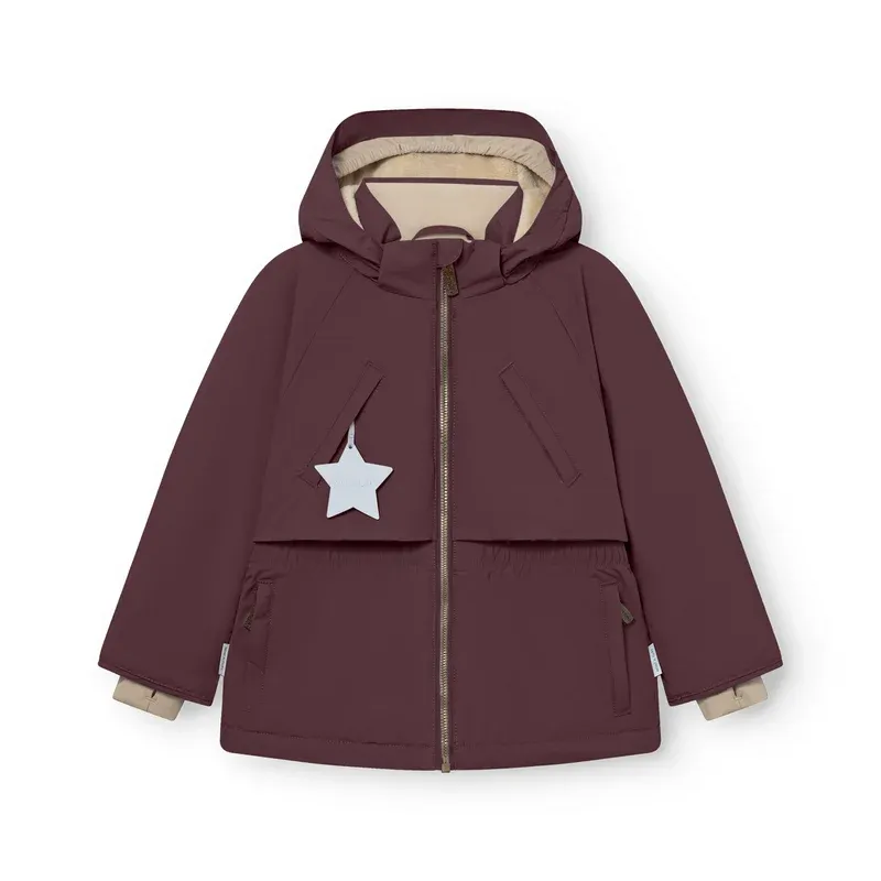MINI A TURE Winter Jacket, Color: Fudge Aubergine, Size: 7Y