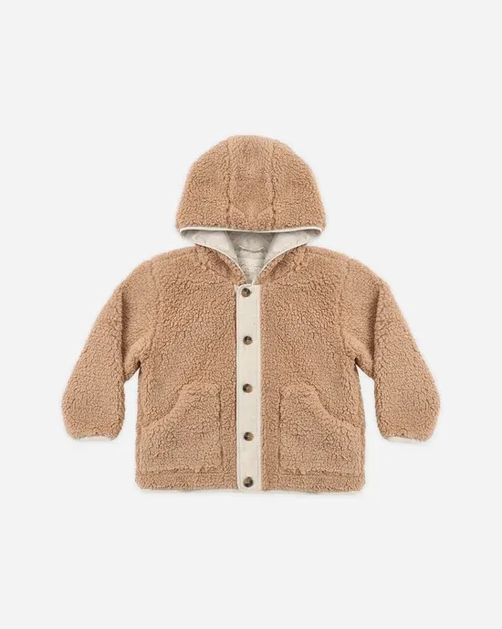 RYLEE CRU LODGE JACKET, Color: FAWN, Size: 4/5Y