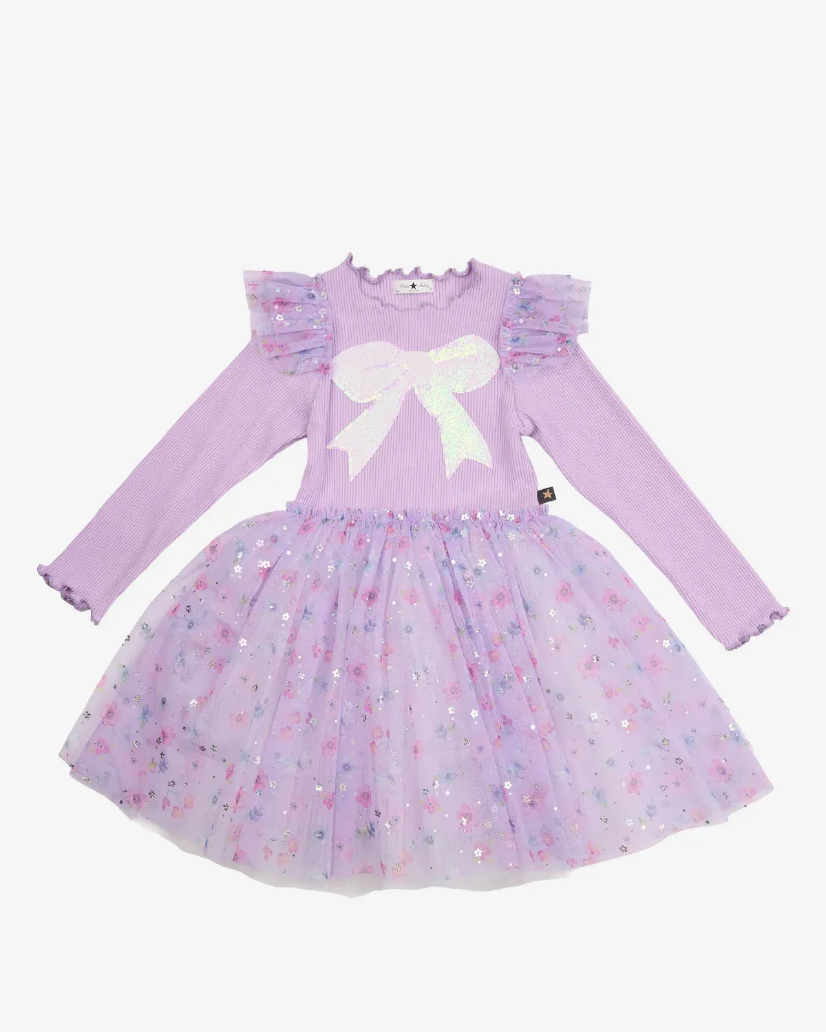 Petite Hailey Raina Tutu Dress, Color: Purple, Size: 5Y