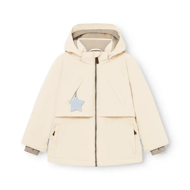 MINI A TURE Winter Jacket, Color: Cream, Size: 8Y