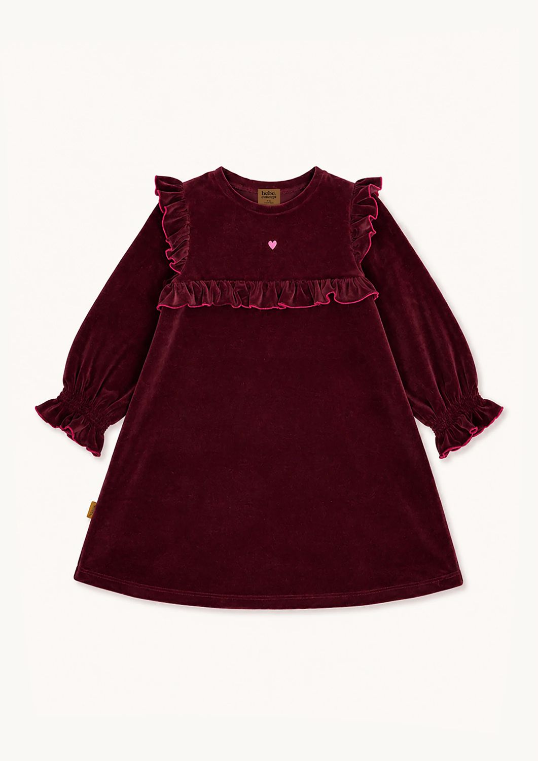 Hebe Dress, Color: RED, Size: 2/4Y