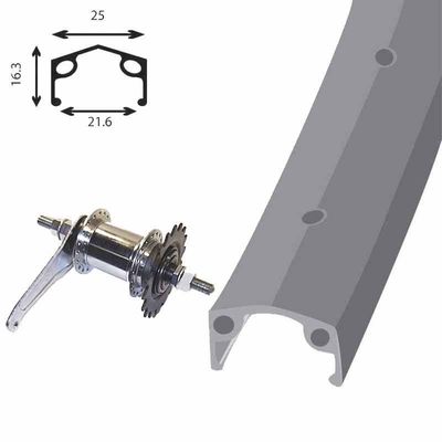 26&quot; Coaster Wheel Shimano Hub