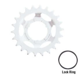 Shimano Replacement Sprockets for Internal Speed Hubs - Y32203620 3S-N Cog 20T - Black