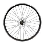 700c Rear Track Wheel - Double Wall 30mm - Flip Flop Hub - Bolt On with 16t cog