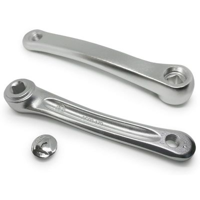 170mm Left Crank Arm Diamond Alloy - Silver