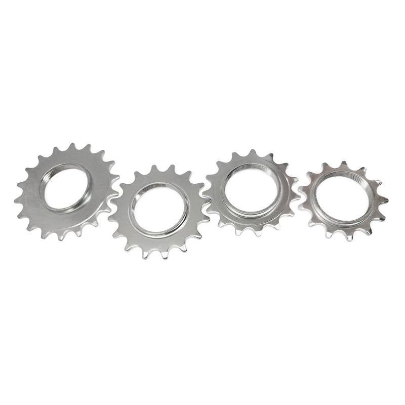 18T Threaded Fixed Cog - Silver