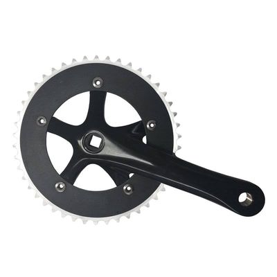 Prowheel Single Speed Crankset 170mm 48T Black