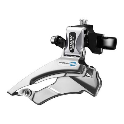 Shimano Front Derailleur FD-M313-3 Altus Down- Swing Dual-Pull 3x For Rear 7/8-Speed Band Type 34.9m(W/31.8 &amp; 28.6mm Adapter) For 42/48t CS-Angle:63-66