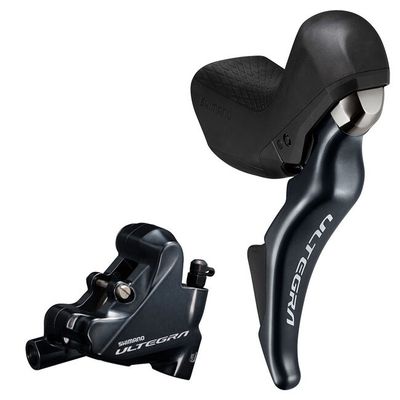 Shimano Ultegra Disc Brake and Shifter, Rear Mech J-Kit, ST-R8025 Brifter + BR-R8070 Hydro Caliper