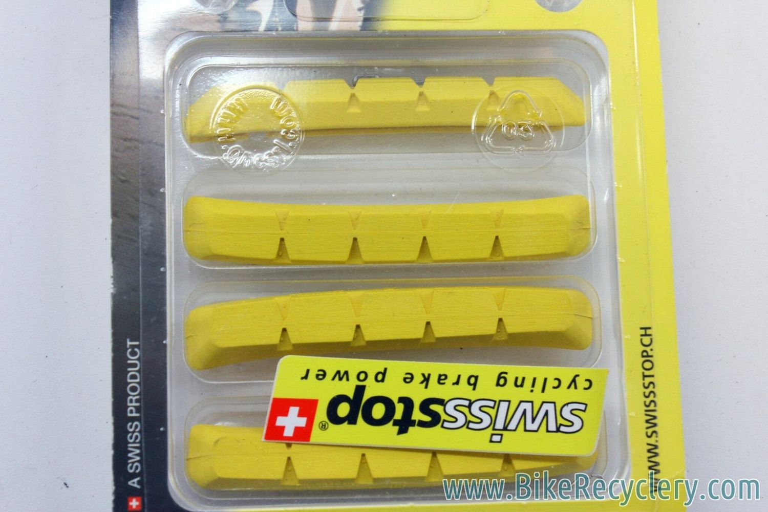 RX PLUS V-BRAKE PADS- yellow, for carbon rims