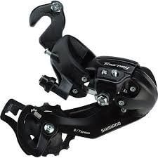 Shimano Rear Derailleur RD-TY300 Tourney 6/7/8 Speed With Rivet TRACK - For Single Speed Style Frames Only