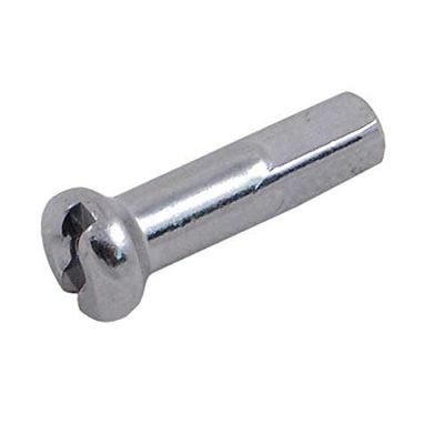 DT Brass Nipple - Silver - 1/2&quot;