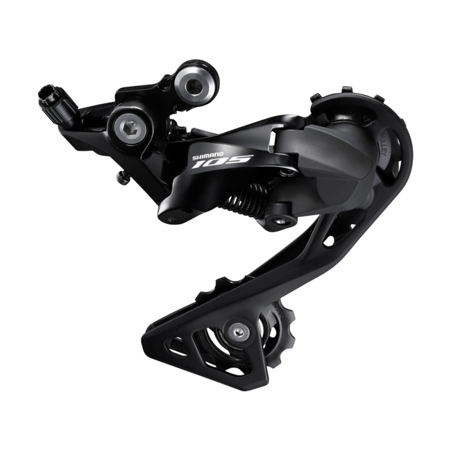 Shimano Rear Derailleur RD-R7000  105 GS 11-Speed Top Normal Shadow Design  Direct Attachment W/out-RS900(Black) 240mm X1  Long Nose Cap X1- Black