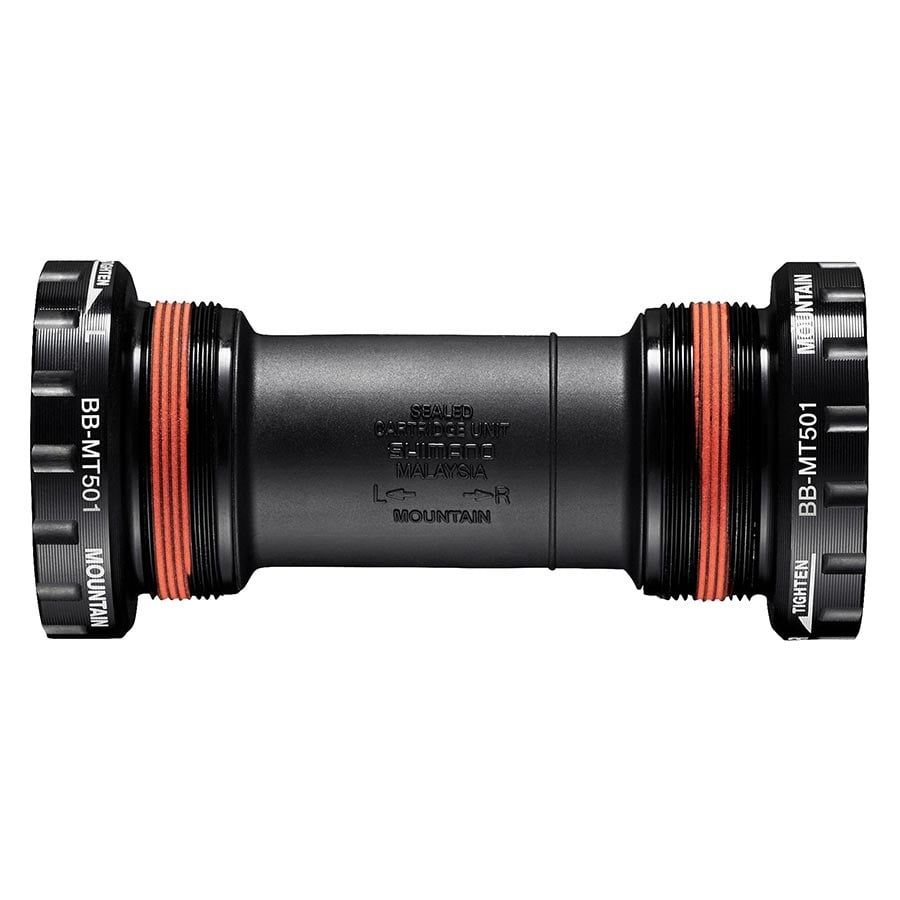 Shimano BB-MT501 Deore/SLX Threaded Cups  British  68/73mm Black 24mm