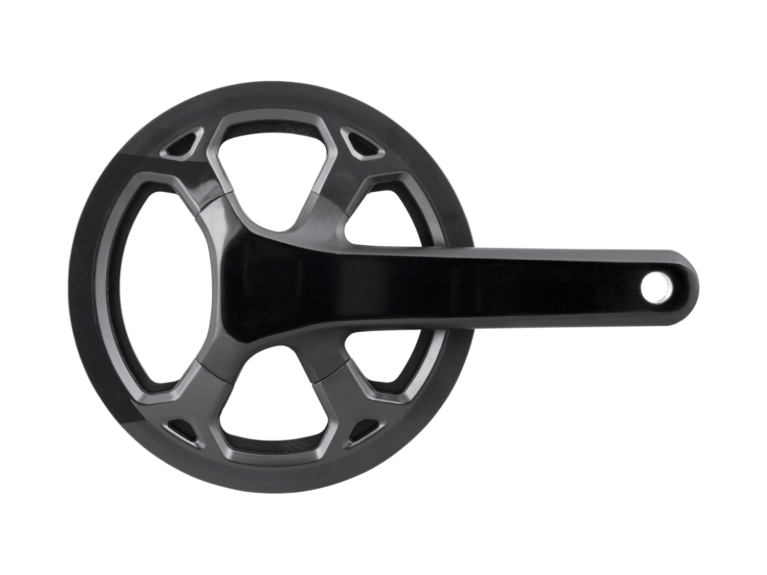 Trek-Diamant 42T Narrow-Wide 10/11 Speed Two Piece Aluminum Black Crankset With 68mm  Prowheel BB - 170mm Crank Arm
