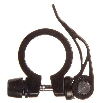 EVO Integrated Skewer Seatpost Clamp 28.6mm - Black