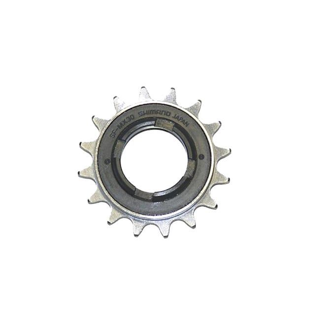 Shimano Single Freewheel Sprocket SF-MX30 16T CP Finish 1/2 X 3/32