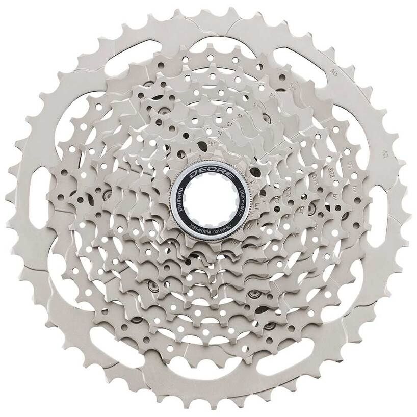 Shimano Cassette Sprocket CS-M4100 - 11-46T - Deore 10-Speed 11-13-15-18-21-24-28-32-37-46T