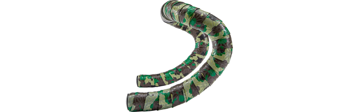 Super Sticky Kush Gravel Tape - Camo With Ano Black Plugs