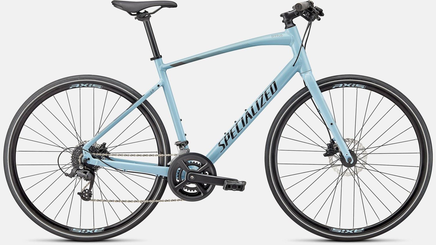 Specialized Sirrus 2.0, Size: XXS, Color: Arctic Blue/Cool Gray/Black Reflective