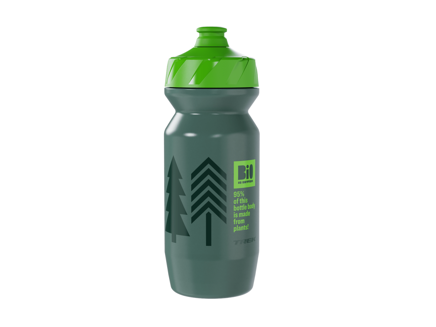 Trek Voda Bio Water Bottle  - 21oz, Color: Green