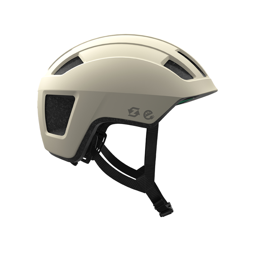 Lazer Verde Kineticore Helmet, Color: Matte White Stone, Size: M-L