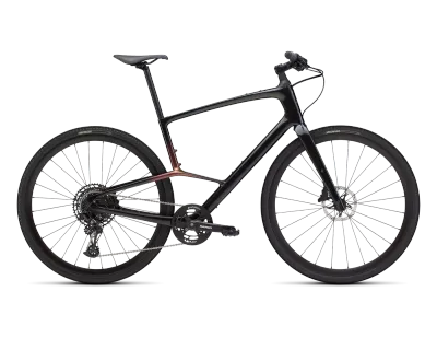 Specialized Sirrus X 5.0 - Gloss Carbon / Red Pearl / Black Frost Reflective - L
