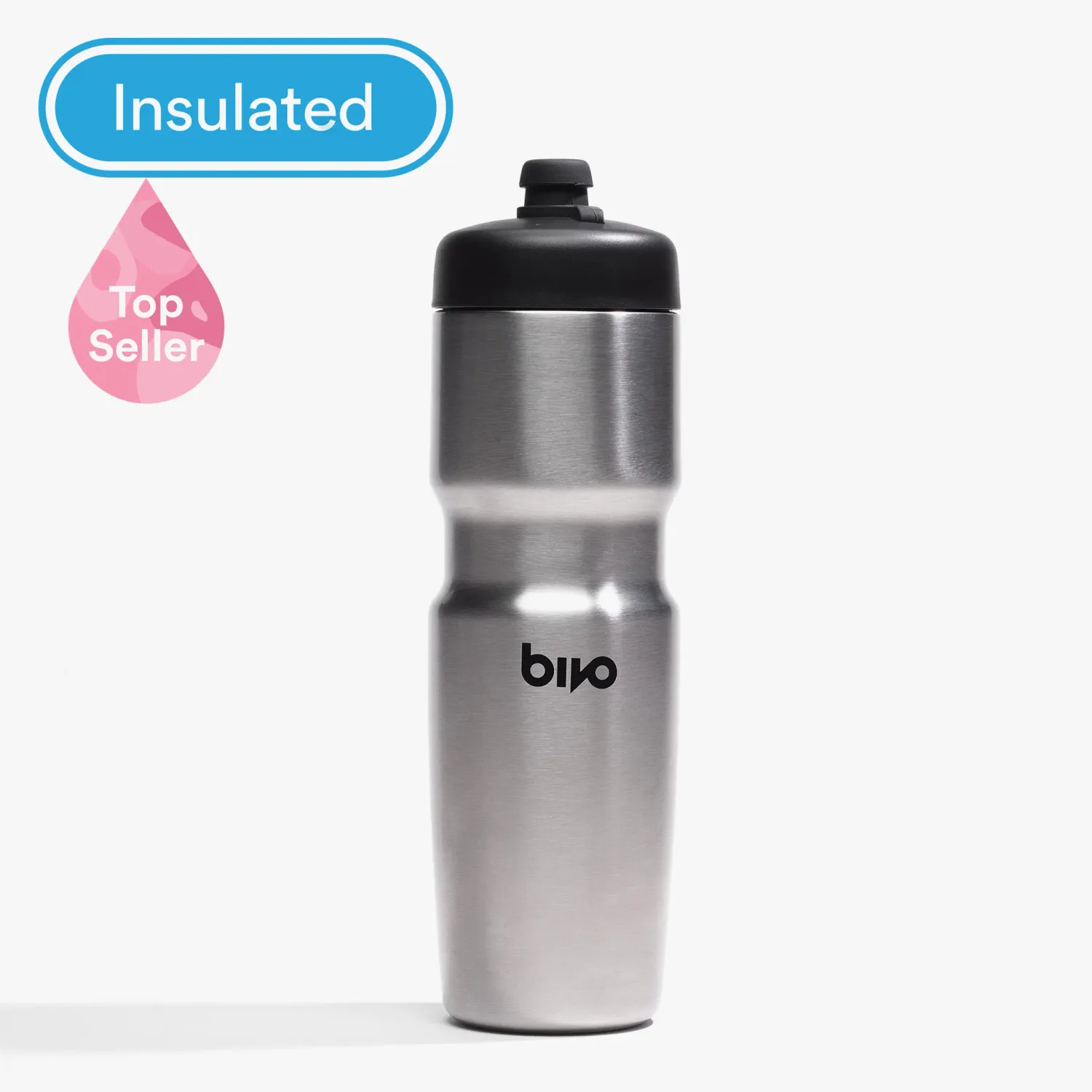 Bivo Trio Insulated Water Bottle -21oz, Color: Raw