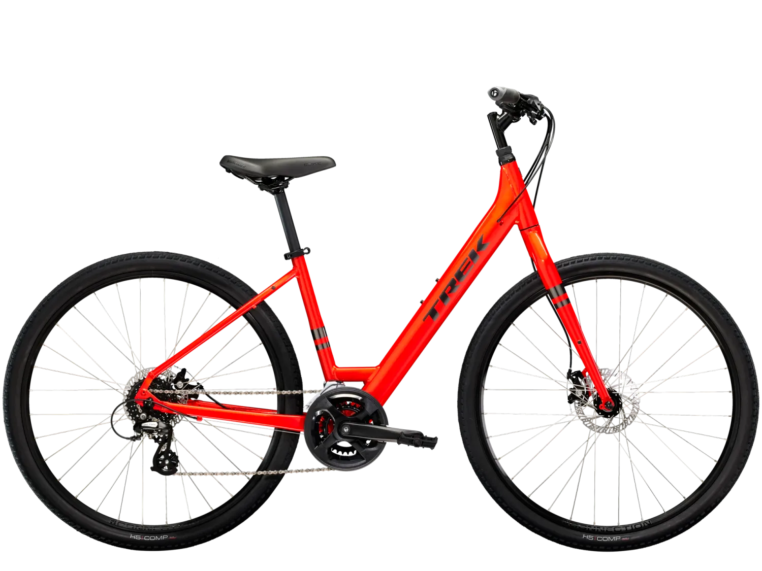 Trek Verve 1 Lowstep Gen 4, Size: M, Color: Lava