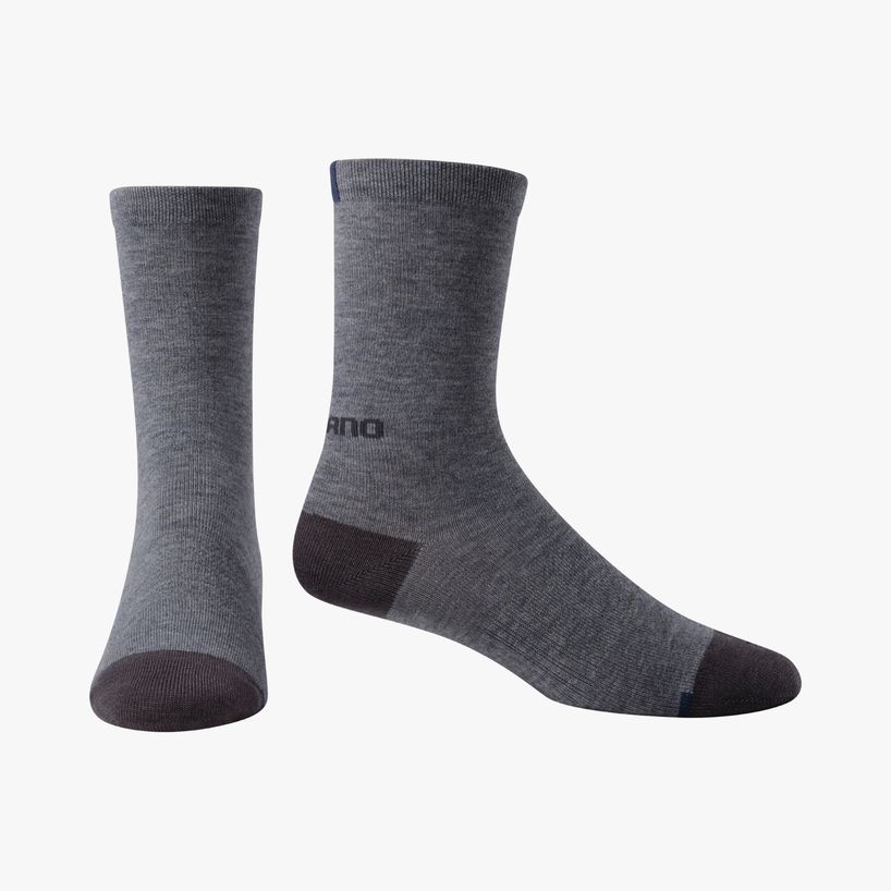 Shimano Performance Wool Socks, Color: Gray, Size: M/L