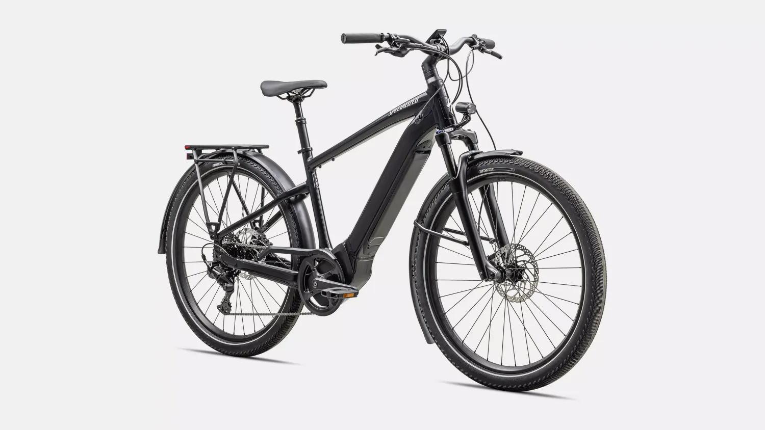 Specialized Turbo Vado 4.0. Gloss Castblack / Satin Silver Reflective - Large
