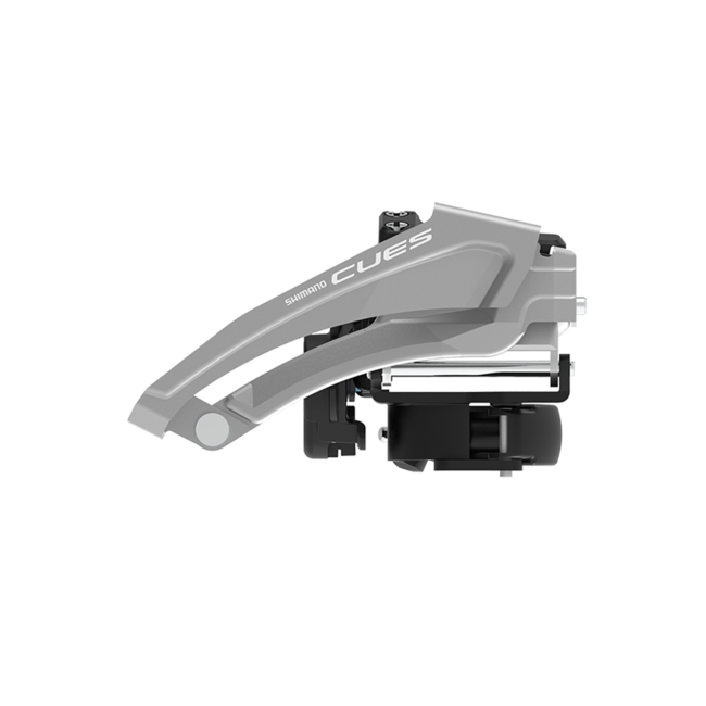 Shimano Front Derailleur - CUES FD-U4010-L - 2x9, Swing: Top - Cable Pull: Dual - Low 28.6/31.8/34.9mm